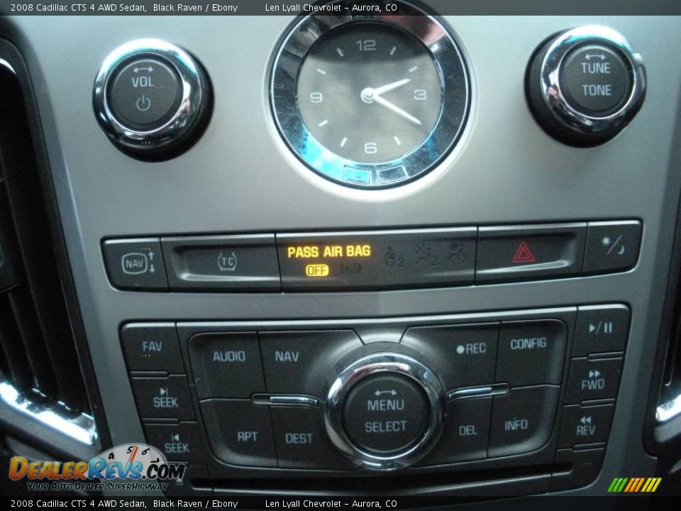 2008 Cadillac CTS 4 AWD Sedan Black Raven / Ebony Photo #23