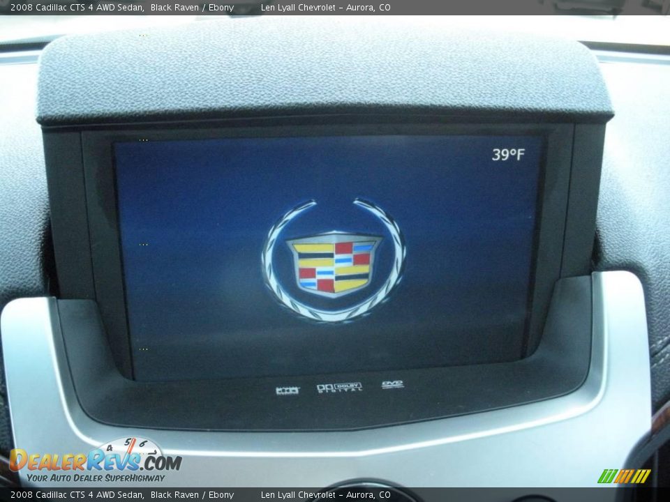 2008 Cadillac CTS 4 AWD Sedan Black Raven / Ebony Photo #28