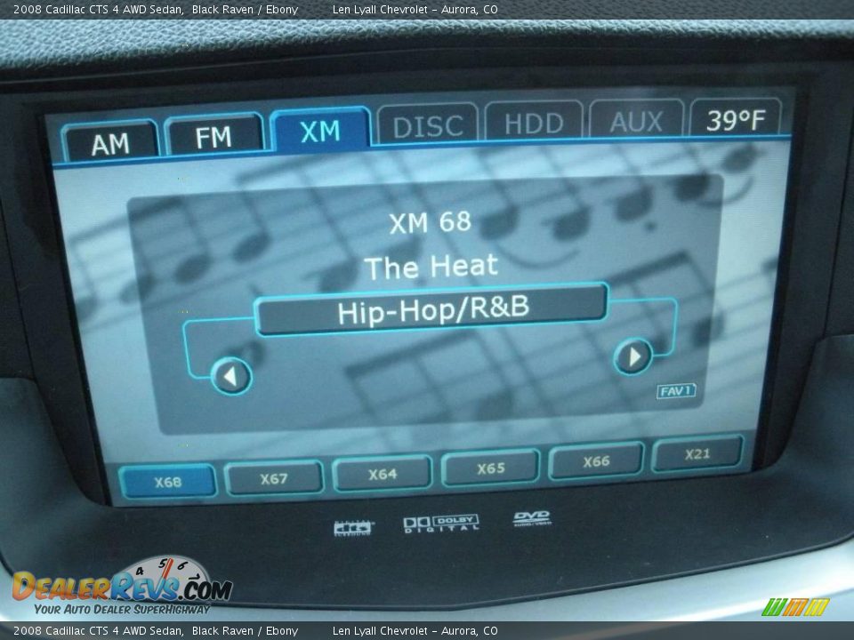2008 Cadillac CTS 4 AWD Sedan Black Raven / Ebony Photo #29