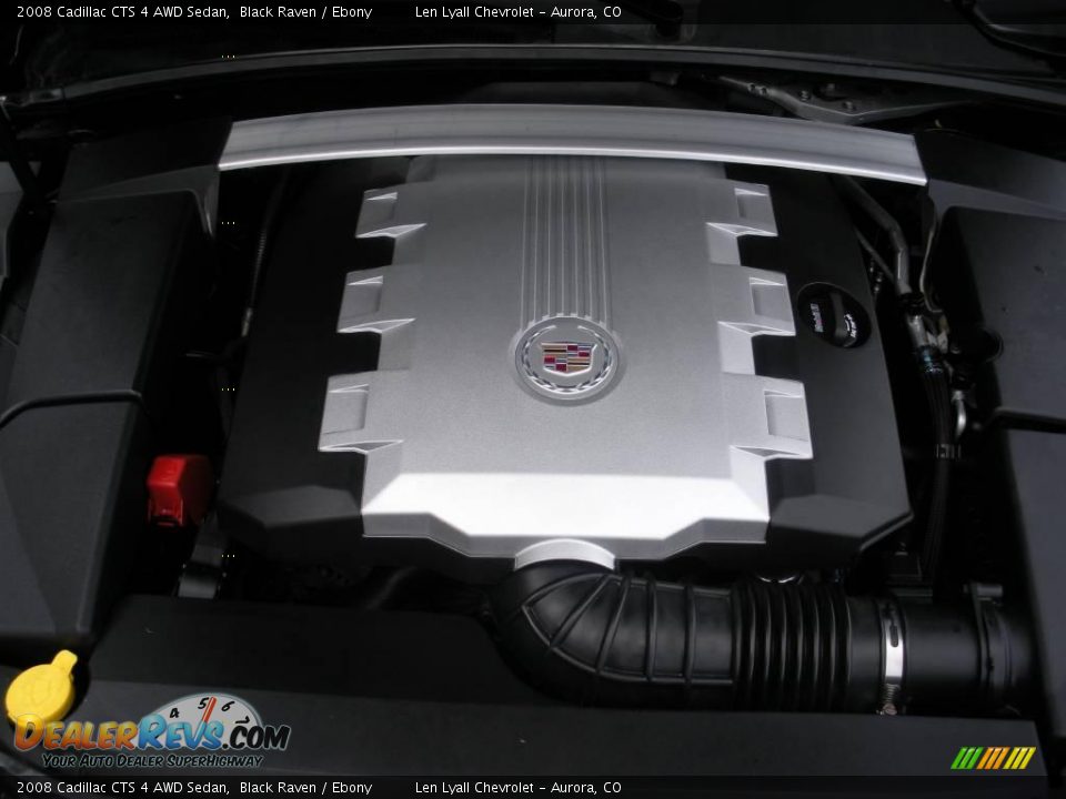 2008 Cadillac CTS 4 AWD Sedan Black Raven / Ebony Photo #36