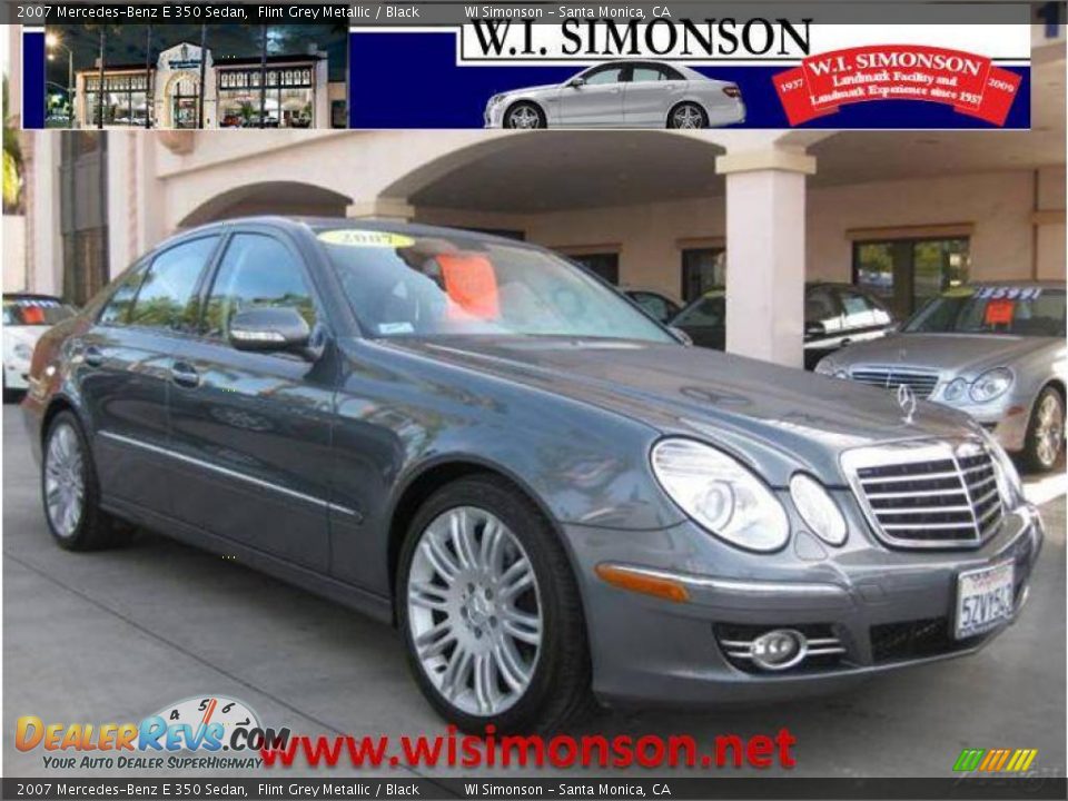 2007 Mercedes-Benz E 350 Sedan Flint Grey Metallic / Black Photo #1