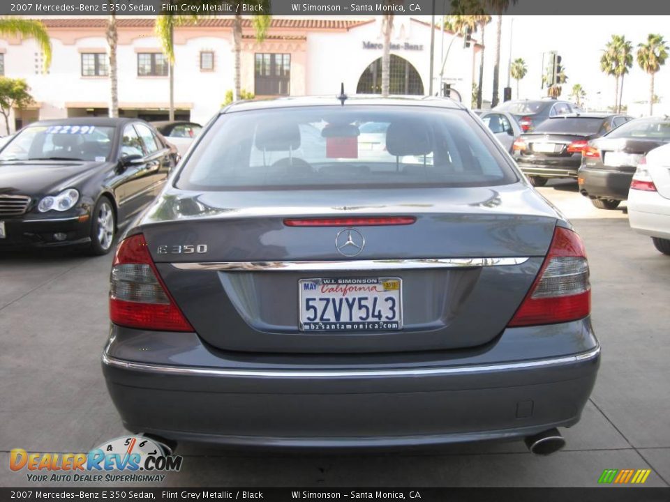 2007 Mercedes-Benz E 350 Sedan Flint Grey Metallic / Black Photo #3