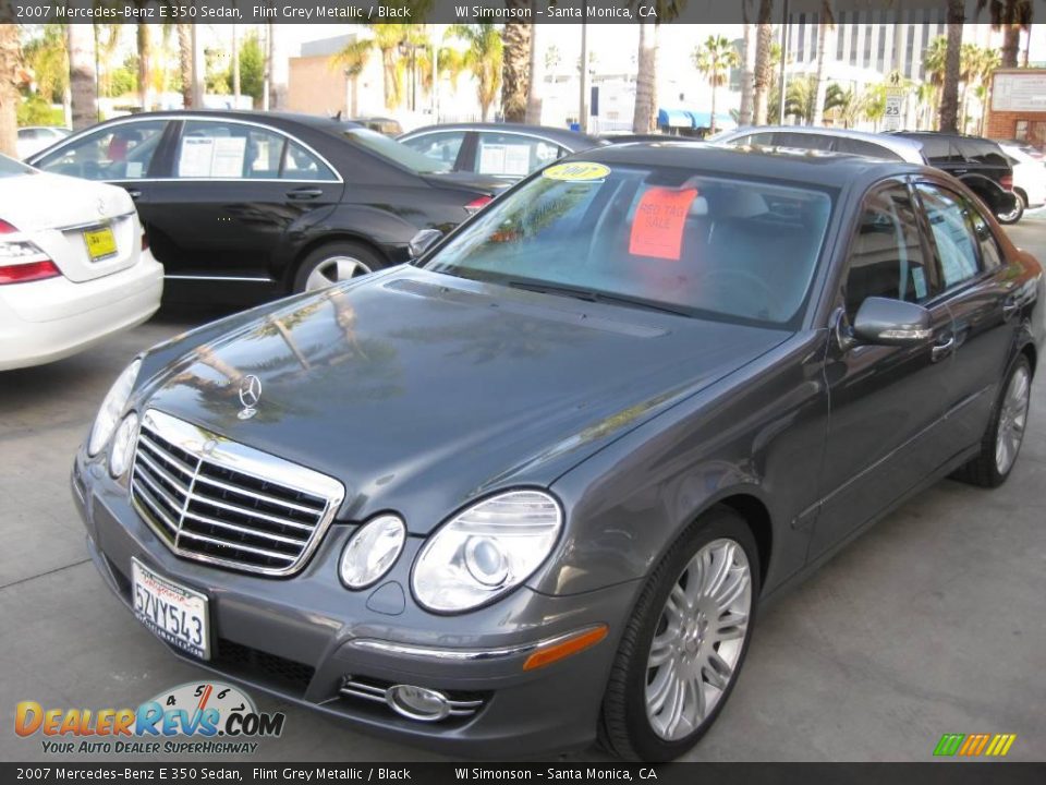 2007 Mercedes-Benz E 350 Sedan Flint Grey Metallic / Black Photo #6