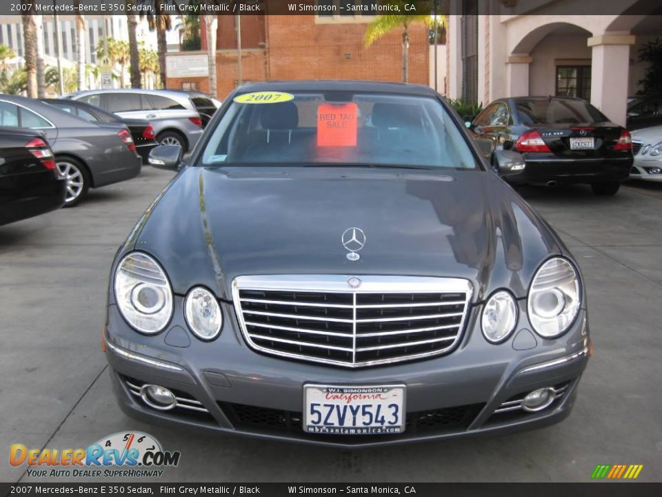 2007 Mercedes-Benz E 350 Sedan Flint Grey Metallic / Black Photo #7