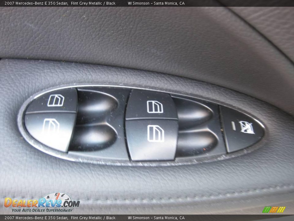 2007 Mercedes-Benz E 350 Sedan Flint Grey Metallic / Black Photo #9
