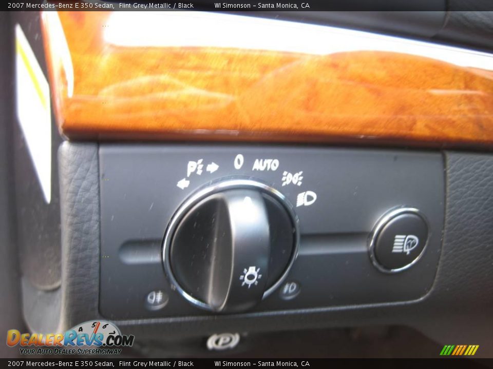 2007 Mercedes-Benz E 350 Sedan Flint Grey Metallic / Black Photo #11