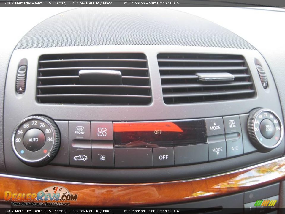 2007 Mercedes-Benz E 350 Sedan Flint Grey Metallic / Black Photo #15