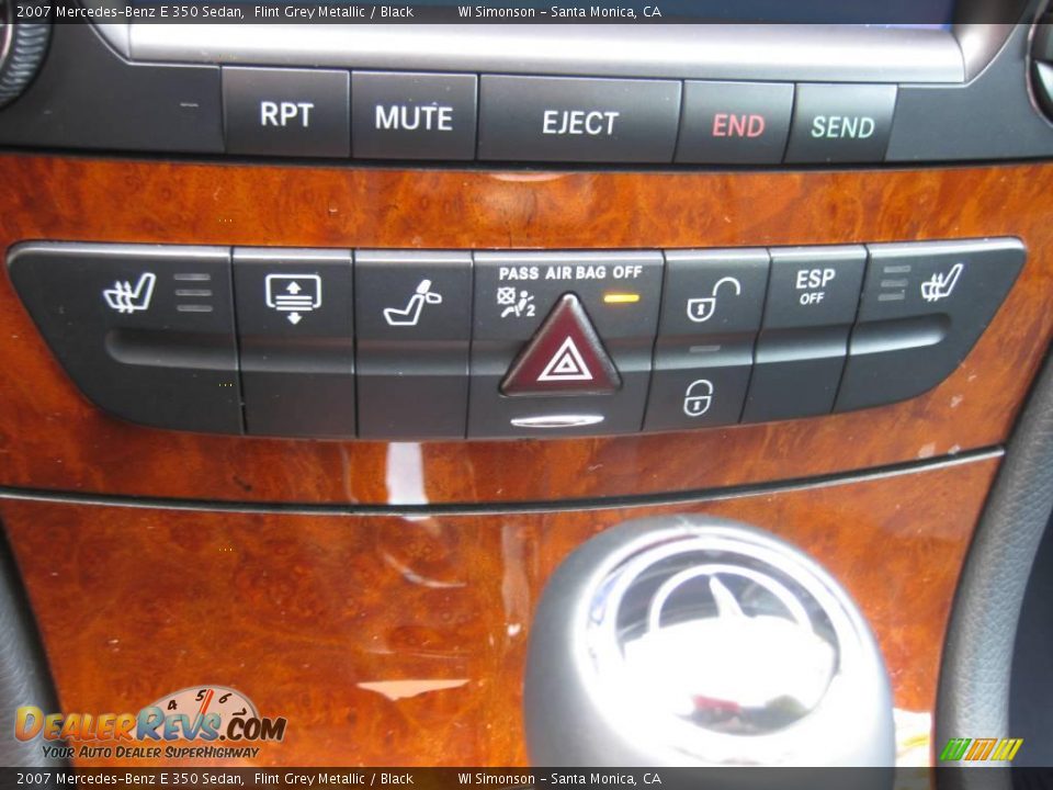 2007 Mercedes-Benz E 350 Sedan Flint Grey Metallic / Black Photo #16
