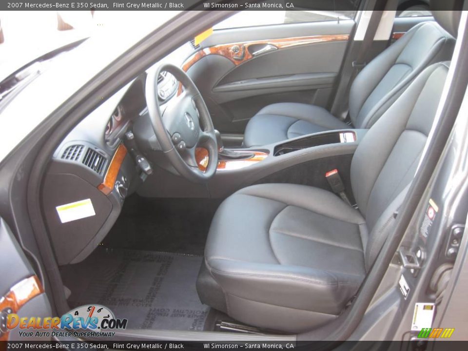 2007 Mercedes-Benz E 350 Sedan Flint Grey Metallic / Black Photo #19
