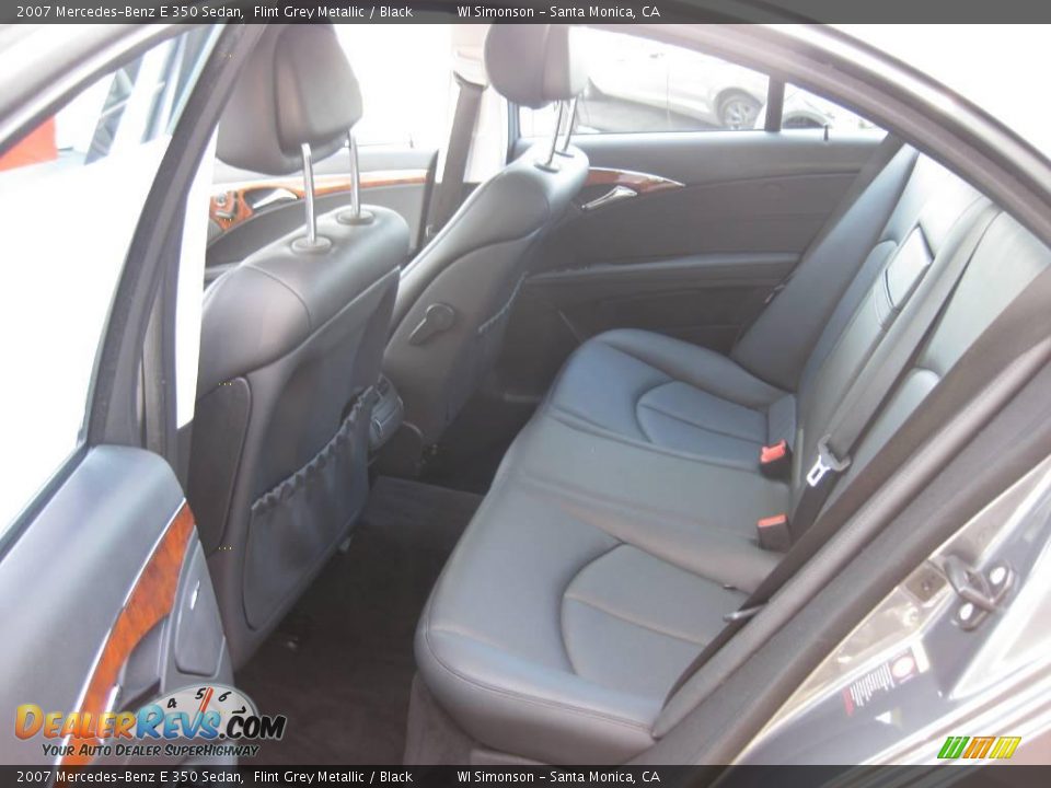 2007 Mercedes-Benz E 350 Sedan Flint Grey Metallic / Black Photo #20