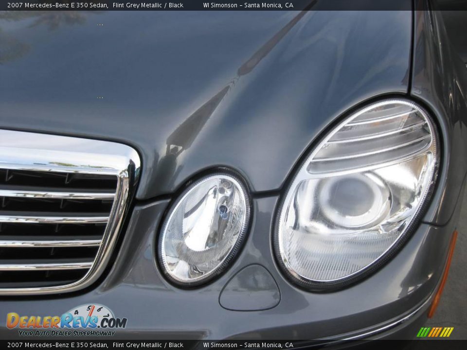 2007 Mercedes-Benz E 350 Sedan Flint Grey Metallic / Black Photo #23