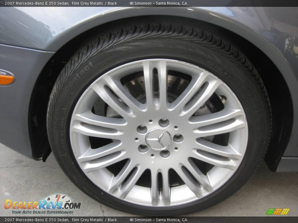 2007 Mercedes-Benz E 350 Sedan Flint Grey Metallic / Black Photo #24