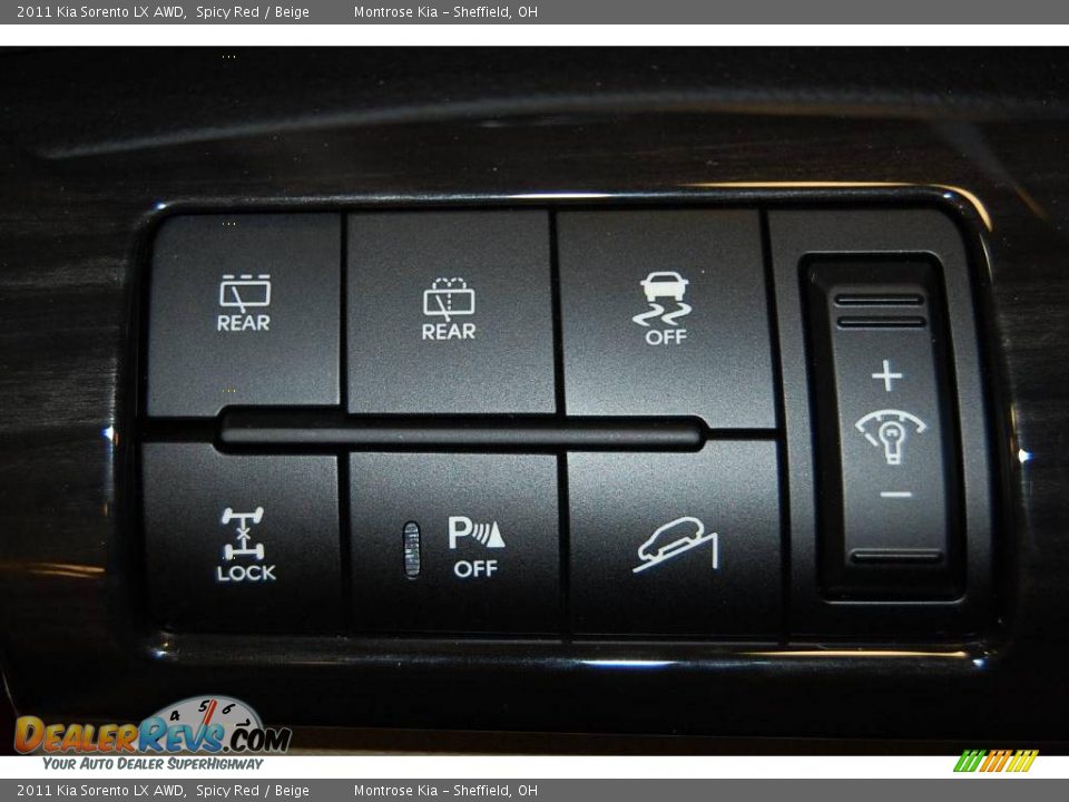 2011 Kia Sorento LX AWD Spicy Red / Beige Photo #27