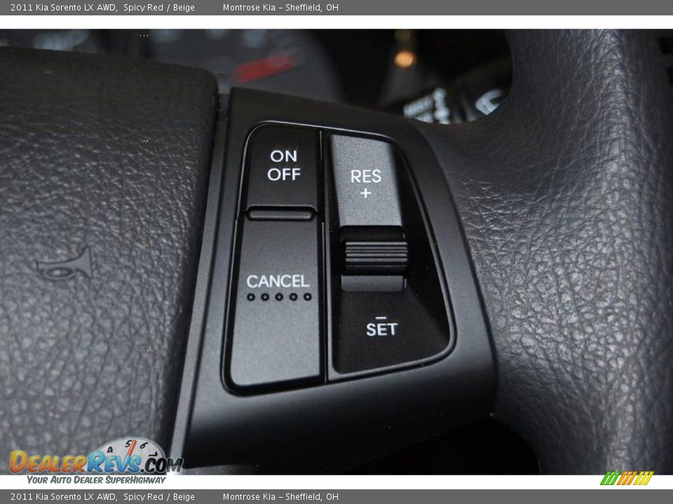 2011 Kia Sorento LX AWD Spicy Red / Beige Photo #31