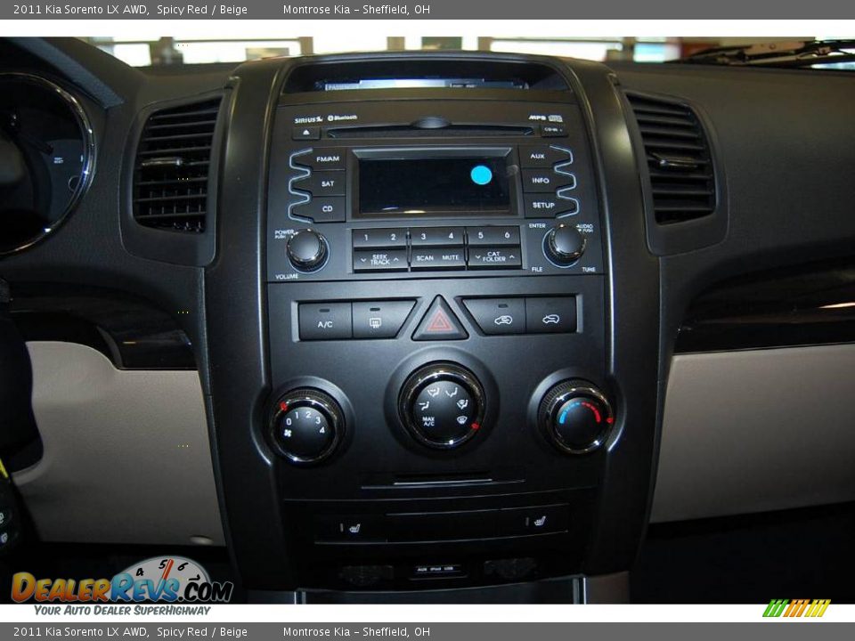 2011 Kia Sorento LX AWD Spicy Red / Beige Photo #35