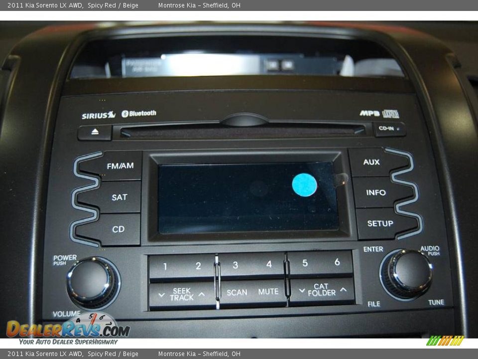 2011 Kia Sorento LX AWD Spicy Red / Beige Photo #36