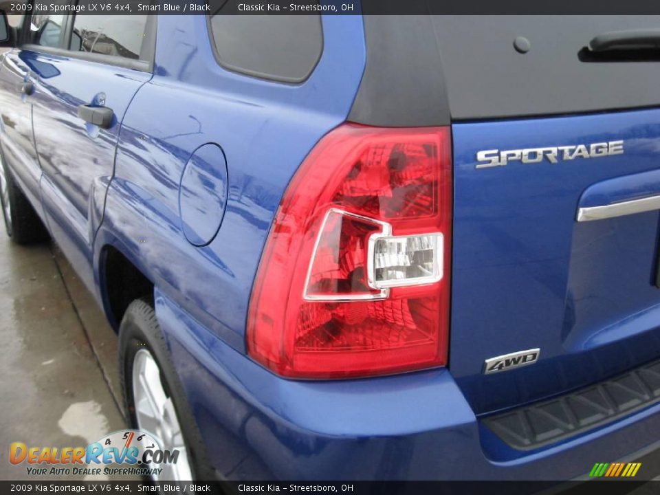 2009 Kia Sportage LX V6 4x4 Smart Blue / Black Photo #7