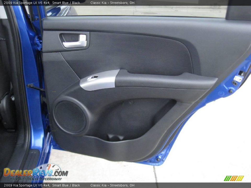 2009 Kia Sportage LX V6 4x4 Smart Blue / Black Photo #15