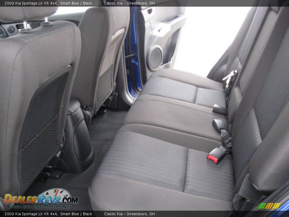 2009 Kia Sportage LX V6 4x4 Smart Blue / Black Photo #18