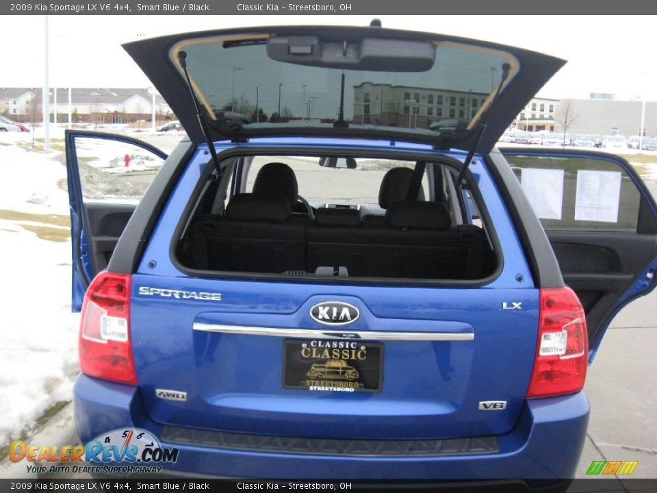 2009 Kia Sportage LX V6 4x4 Smart Blue / Black Photo #24