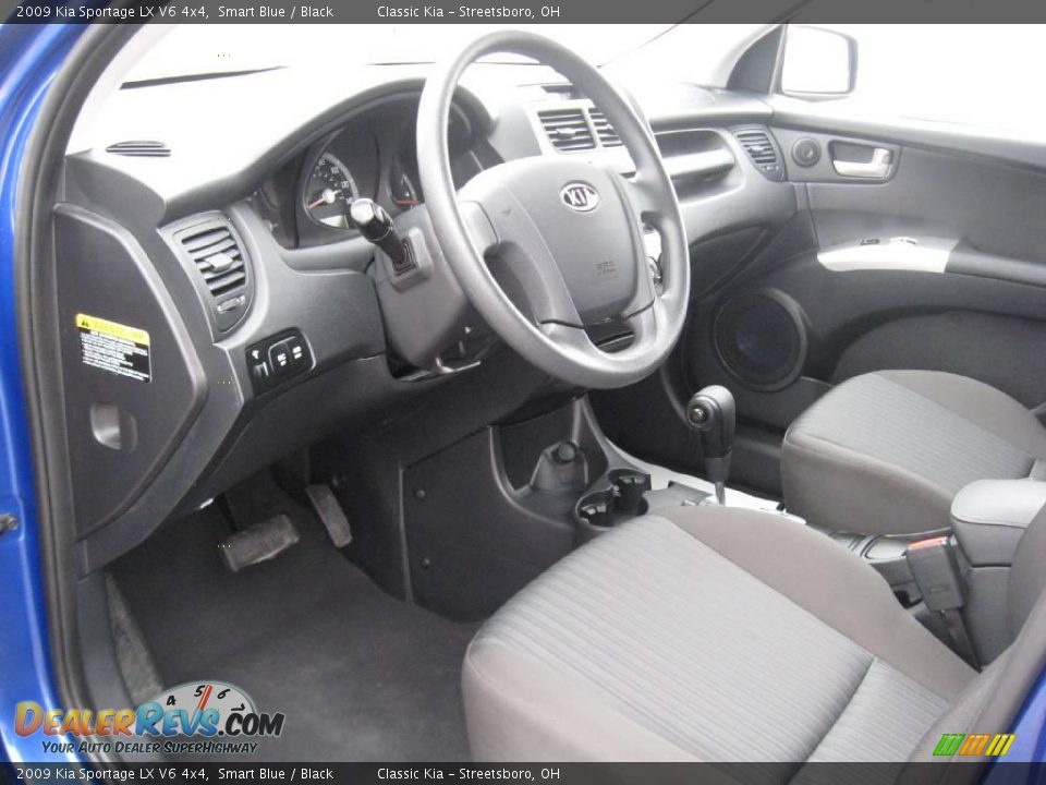 2009 Kia Sportage LX V6 4x4 Smart Blue / Black Photo #26