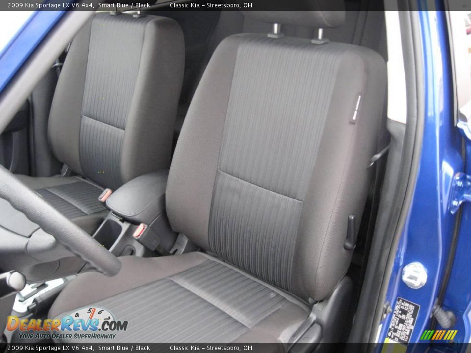 2009 Kia Sportage LX V6 4x4 Smart Blue / Black Photo #27