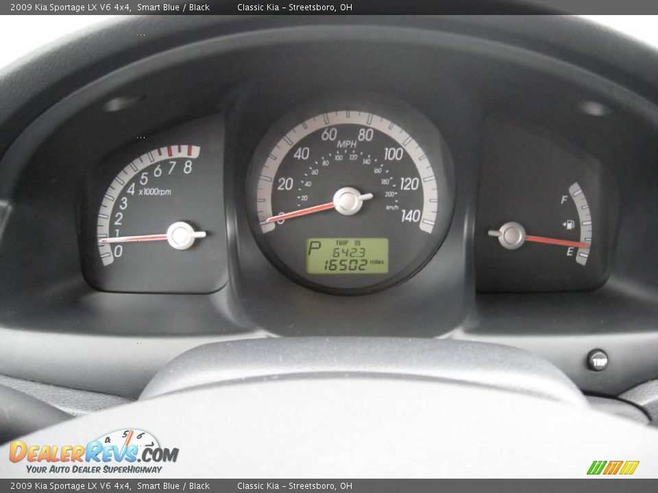 2009 Kia Sportage LX V6 4x4 Smart Blue / Black Photo #31