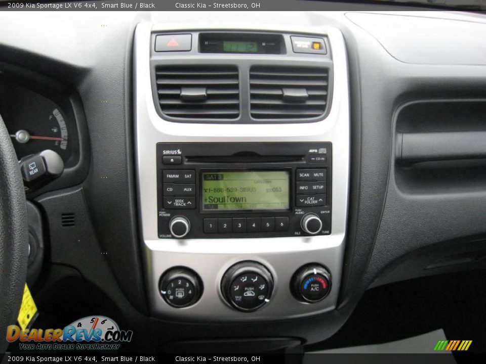 2009 Kia Sportage LX V6 4x4 Smart Blue / Black Photo #32
