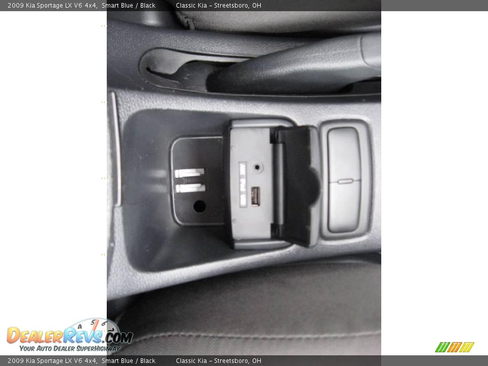 2009 Kia Sportage LX V6 4x4 Smart Blue / Black Photo #35