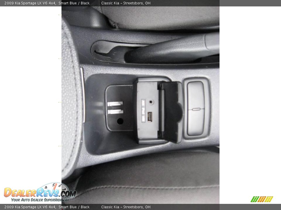 2009 Kia Sportage LX V6 4x4 Smart Blue / Black Photo #36
