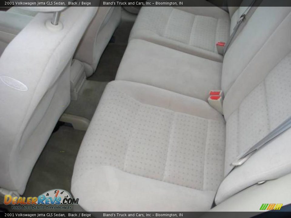 2001 Volkswagen Jetta GLS Sedan Black / Beige Photo #10