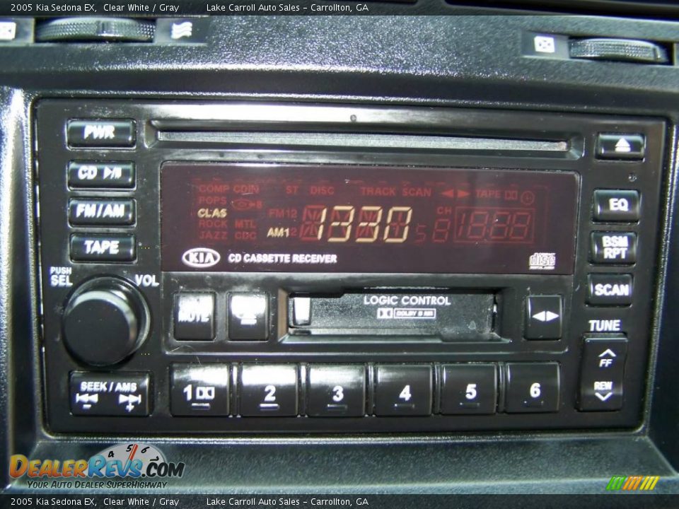 2005 Kia Sedona EX Clear White / Gray Photo #20