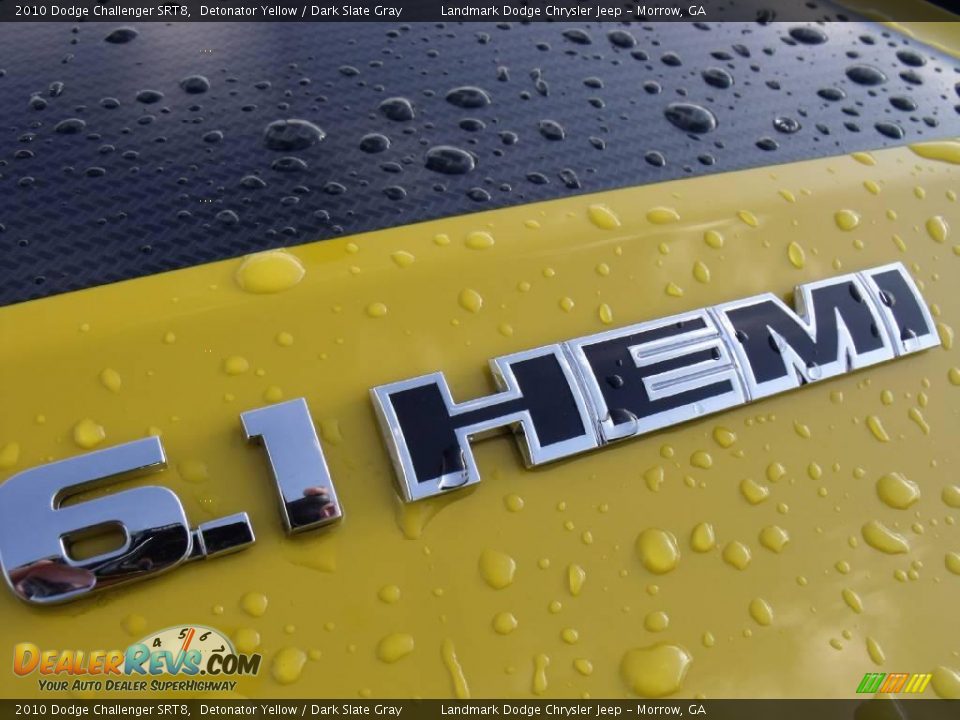2010 Dodge Challenger SRT8 Detonator Yellow / Dark Slate Gray Photo #6