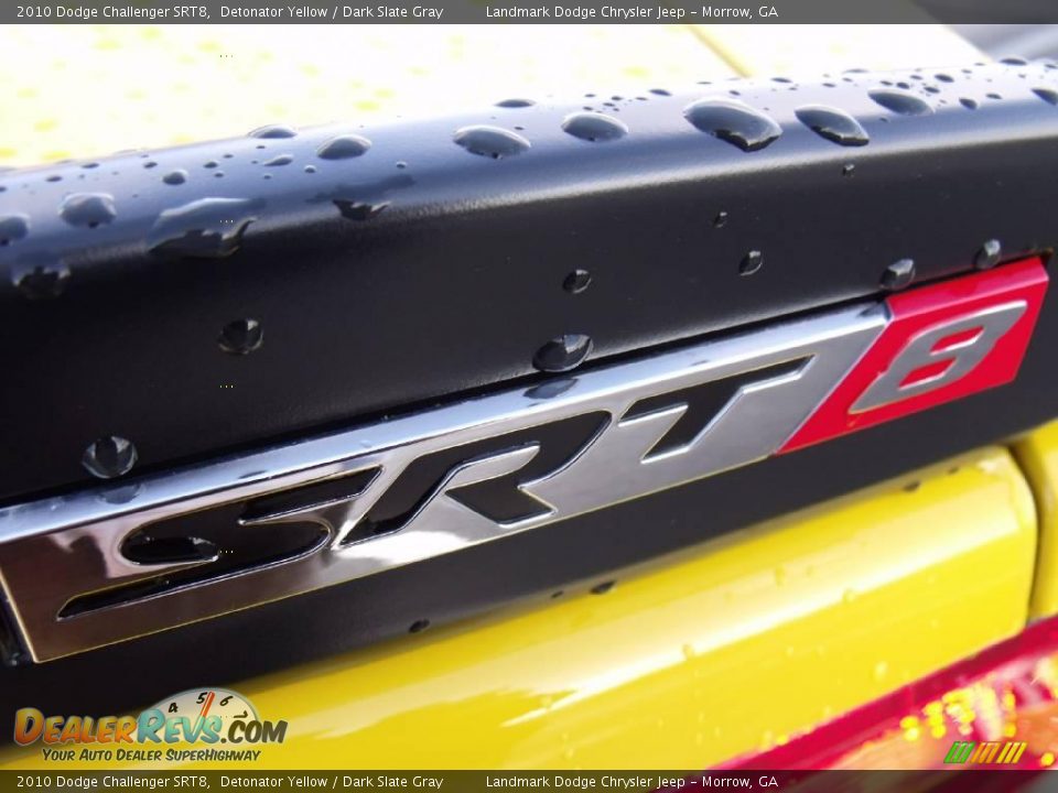 2010 Dodge Challenger SRT8 Detonator Yellow / Dark Slate Gray Photo #8