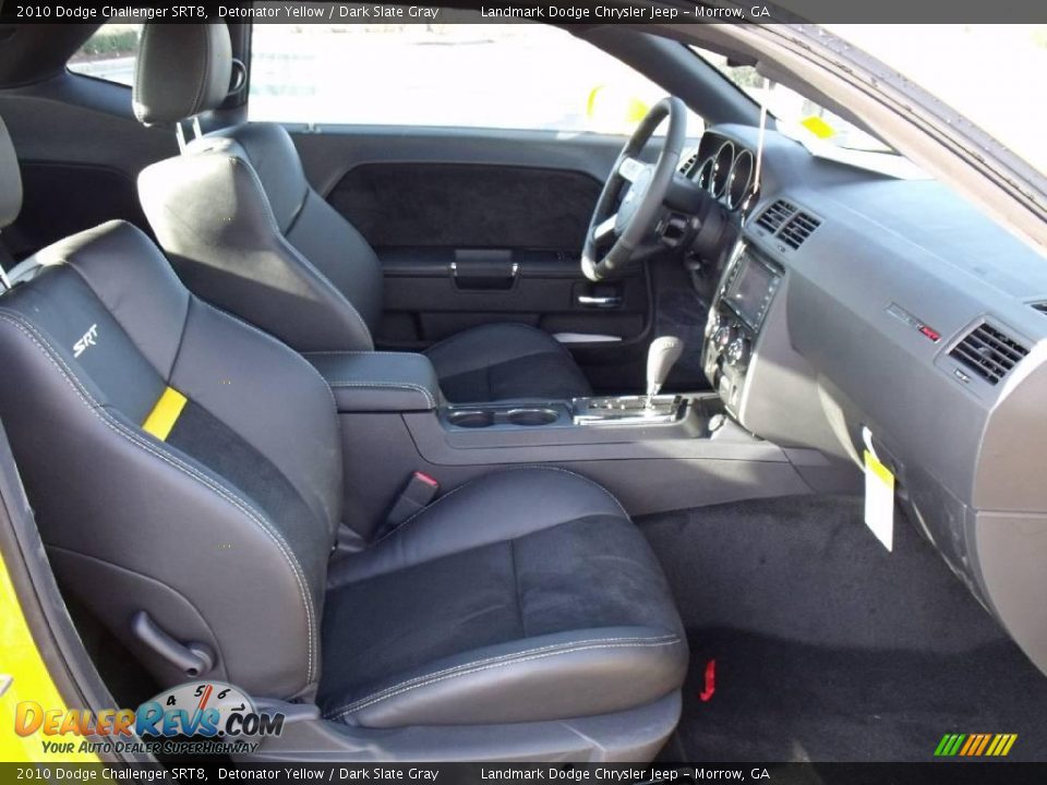 2010 Dodge Challenger SRT8 Detonator Yellow / Dark Slate Gray Photo #9