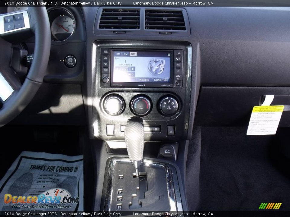 2010 Dodge Challenger SRT8 Detonator Yellow / Dark Slate Gray Photo #11