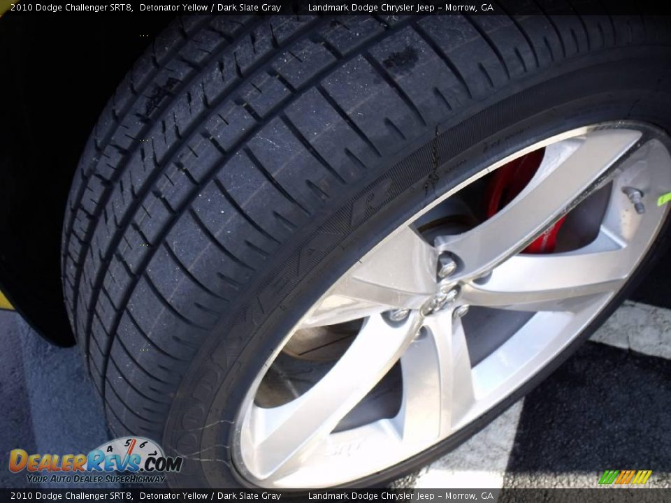 2010 Dodge Challenger SRT8 Detonator Yellow / Dark Slate Gray Photo #14