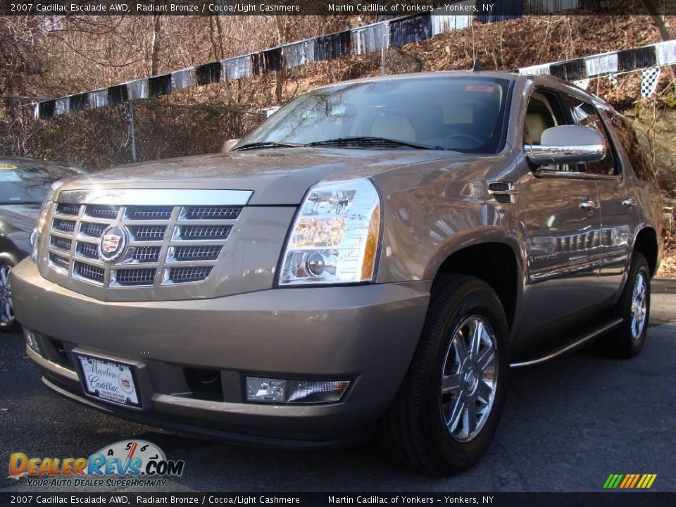 2007 Cadillac Escalade AWD Radiant Bronze / Cocoa/Light Cashmere Photo #1