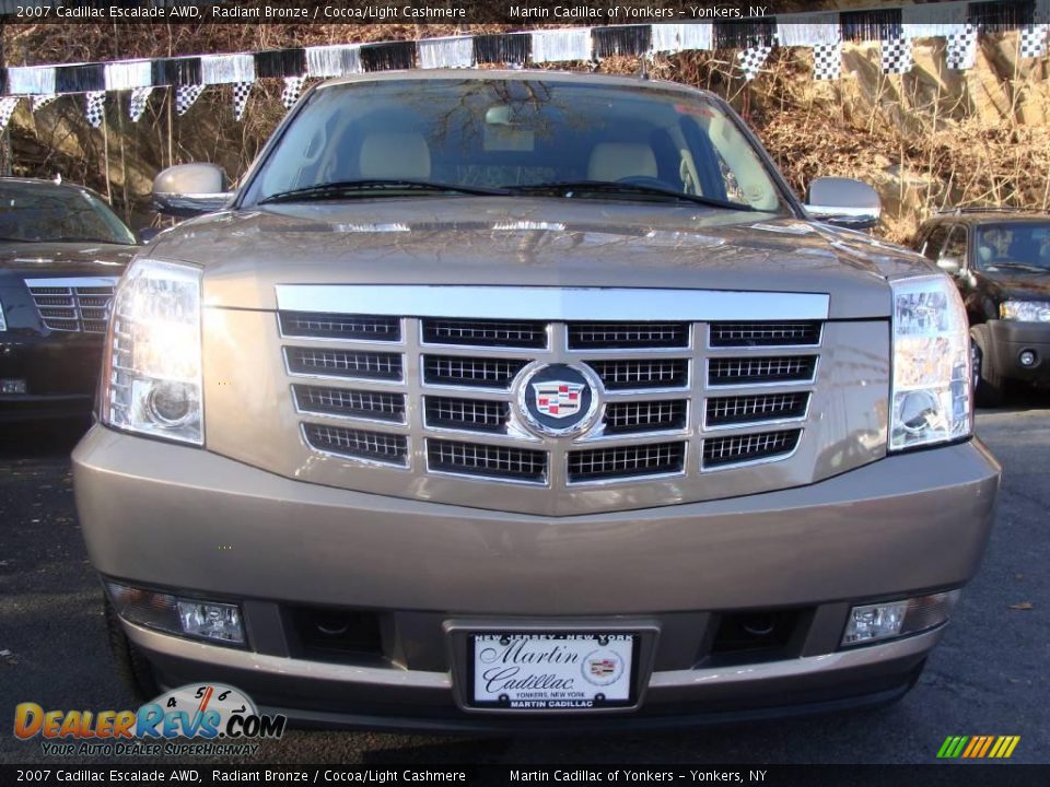 2007 Cadillac Escalade AWD Radiant Bronze / Cocoa/Light Cashmere Photo #2