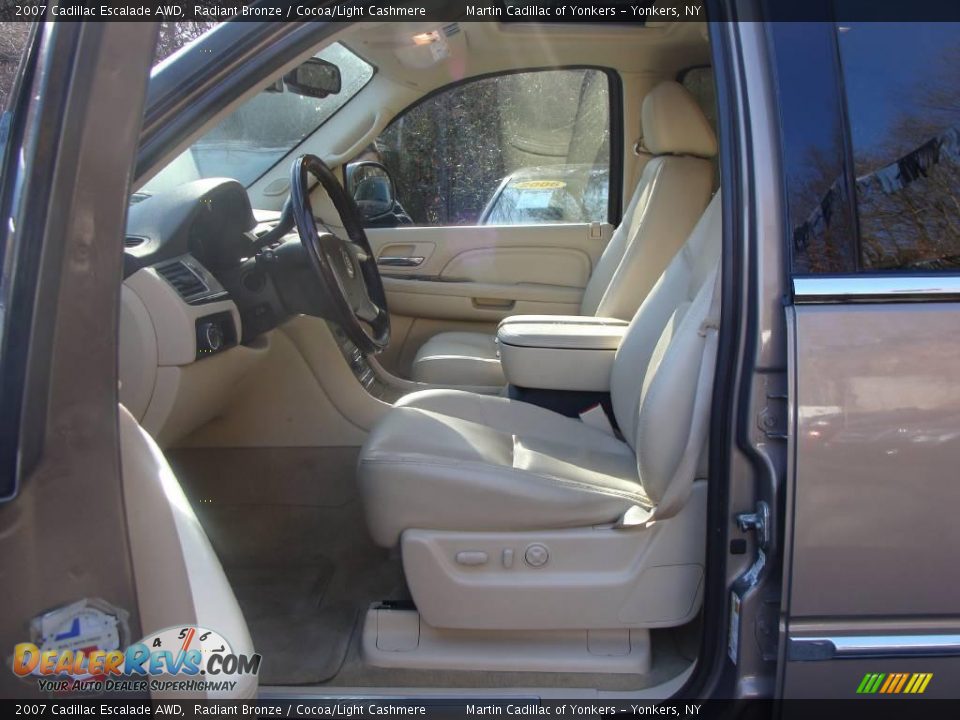 2007 Cadillac Escalade AWD Radiant Bronze / Cocoa/Light Cashmere Photo #12