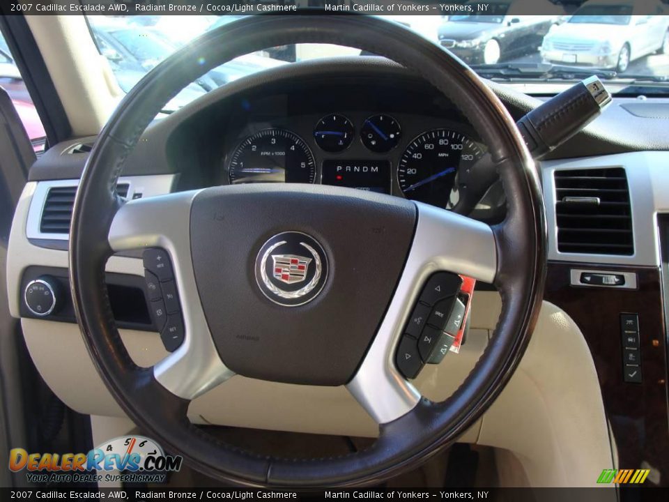 2007 Cadillac Escalade AWD Radiant Bronze / Cocoa/Light Cashmere Photo #21