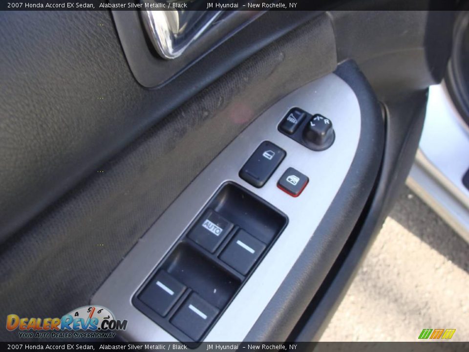 2007 Honda Accord EX Sedan Alabaster Silver Metallic / Black Photo #10