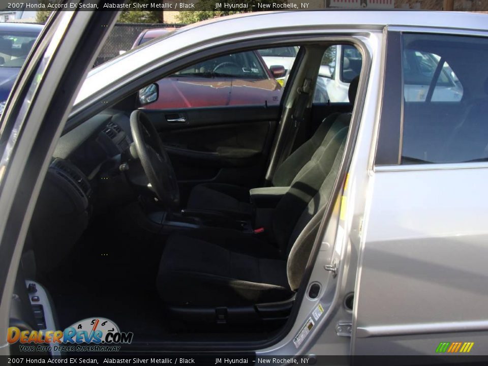 2007 Honda Accord EX Sedan Alabaster Silver Metallic / Black Photo #11