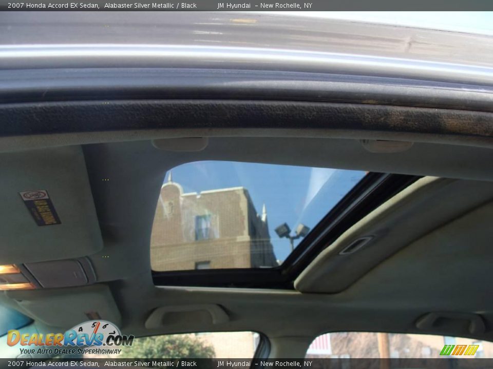 2007 Honda Accord EX Sedan Alabaster Silver Metallic / Black Photo #13