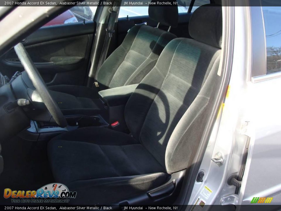 2007 Honda Accord EX Sedan Alabaster Silver Metallic / Black Photo #14