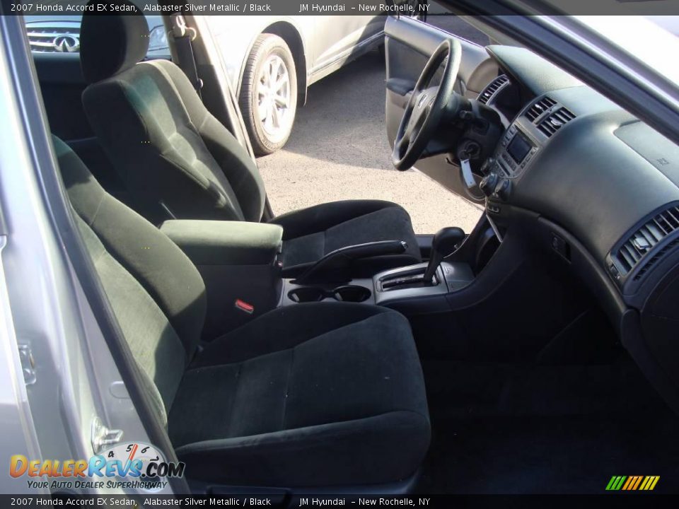 2007 Honda Accord EX Sedan Alabaster Silver Metallic / Black Photo #15