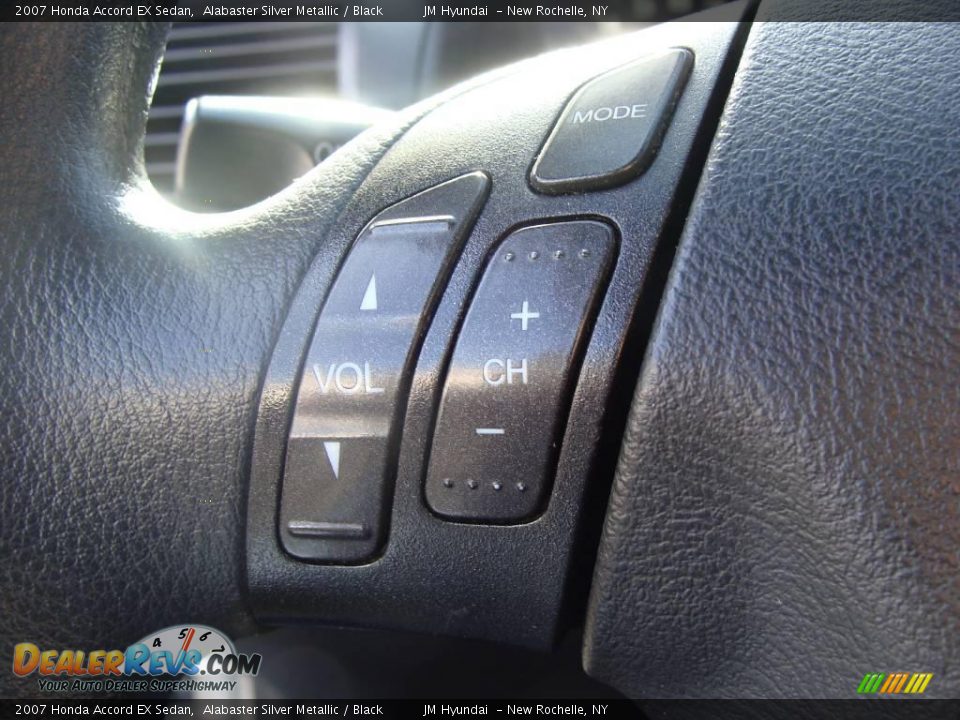 2007 Honda Accord EX Sedan Alabaster Silver Metallic / Black Photo #23