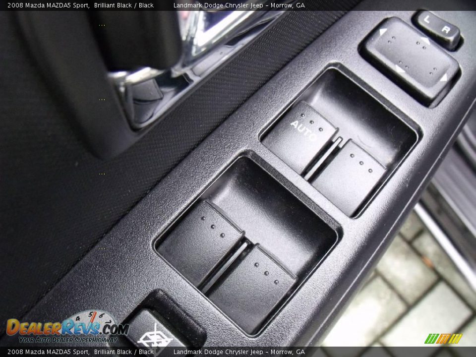 2008 Mazda MAZDA5 Sport Brilliant Black / Black Photo #12