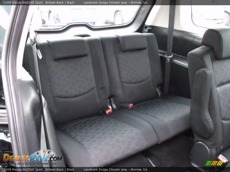 2008 Mazda MAZDA5 Sport Brilliant Black / Black Photo #17