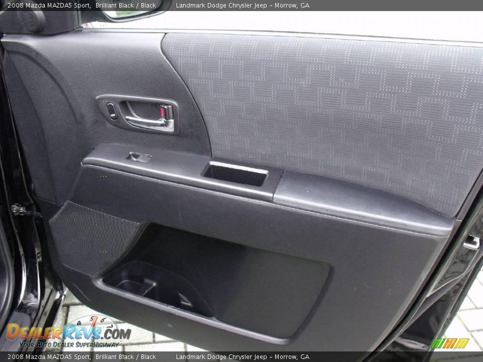 2008 Mazda MAZDA5 Sport Brilliant Black / Black Photo #19